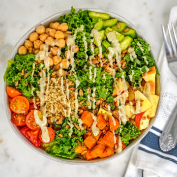 ultimate Fall kale salad