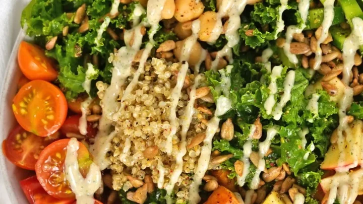 ultimate fall kale salad