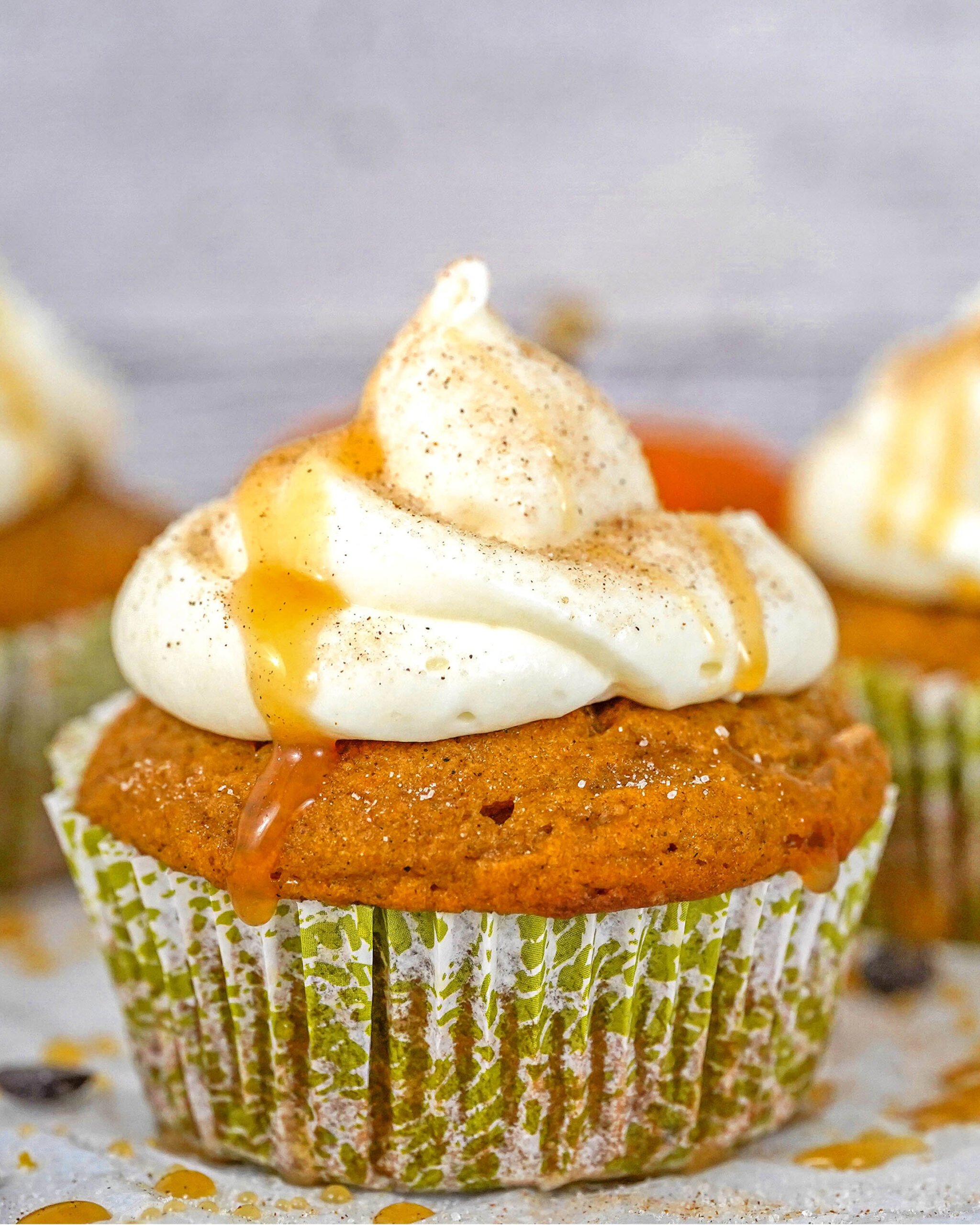 Pumpkin and Chocolate Chip Cupcakes