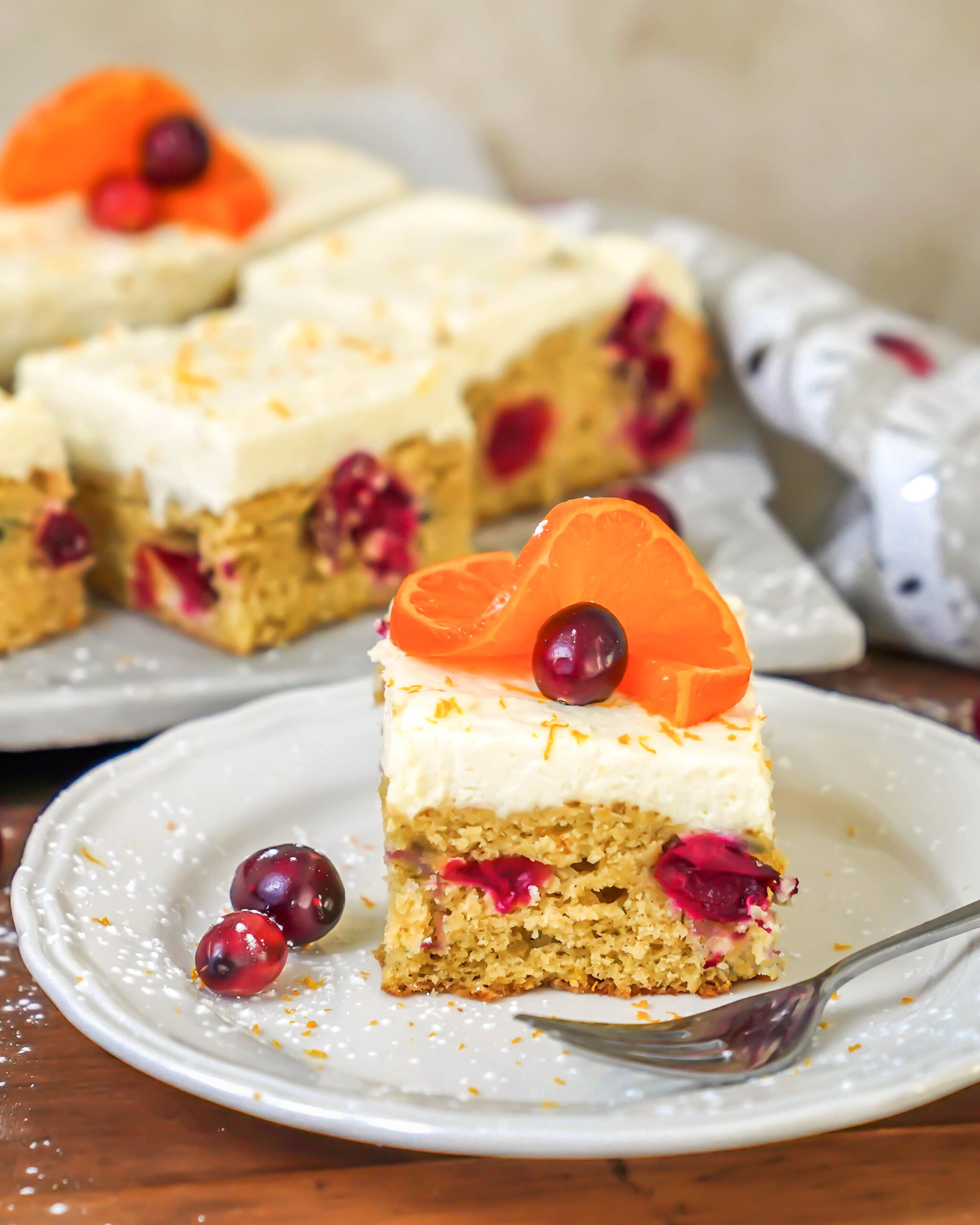 cranberry sheet cake