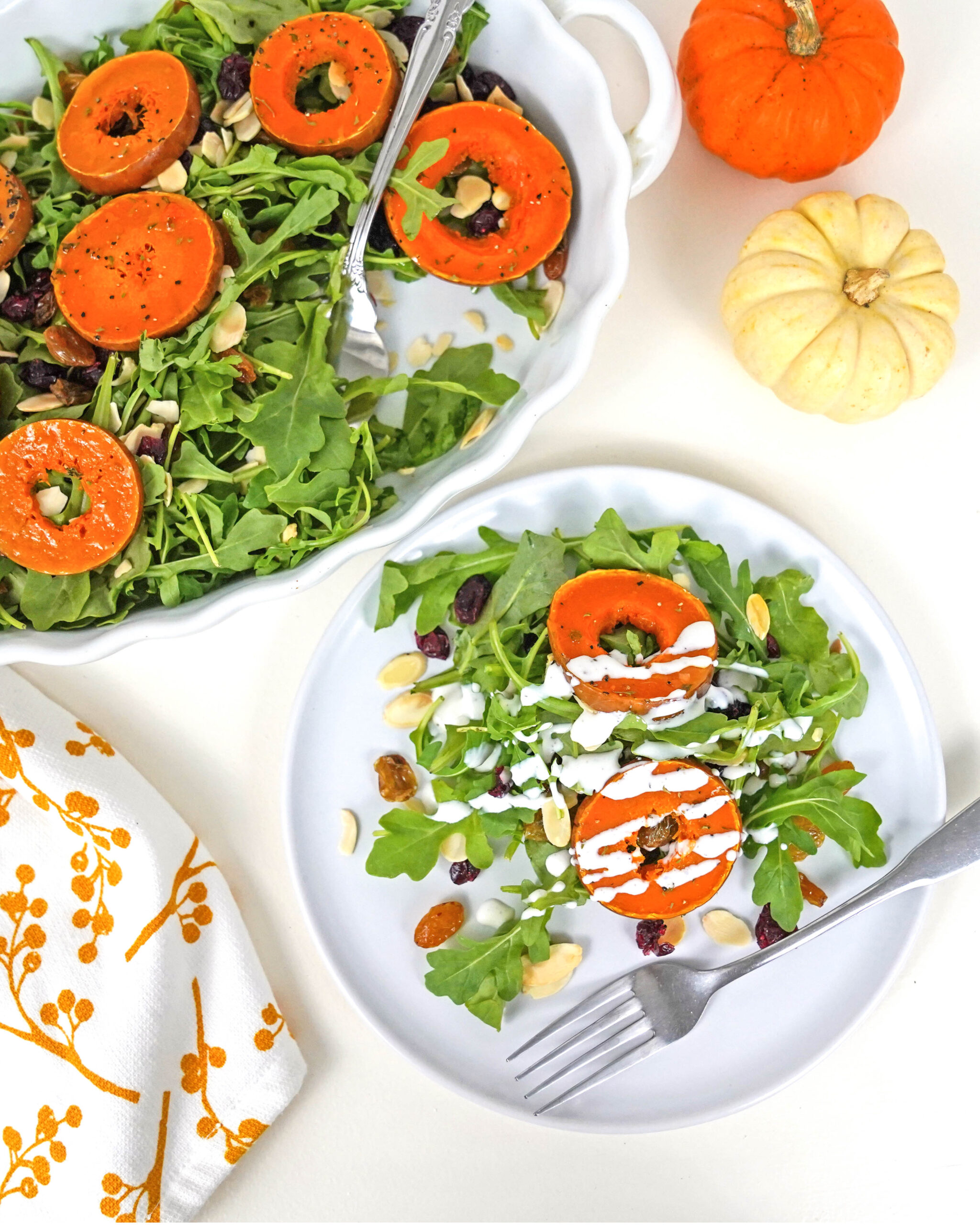 Roasted Squash Salad with Cranberries