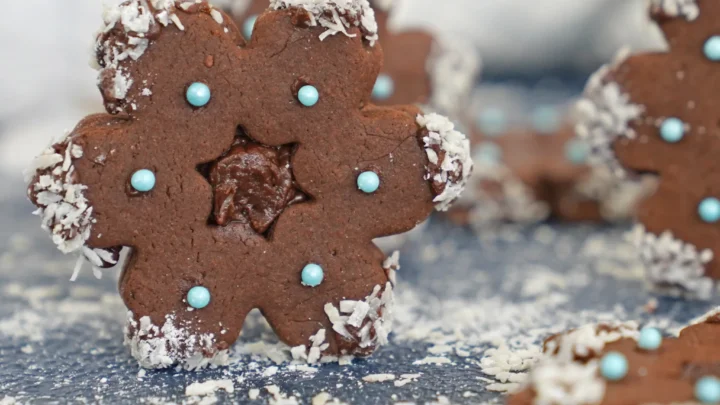 chocolate nutella sandwich cookies