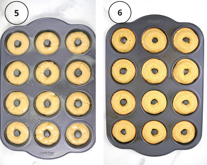 baked donut process image