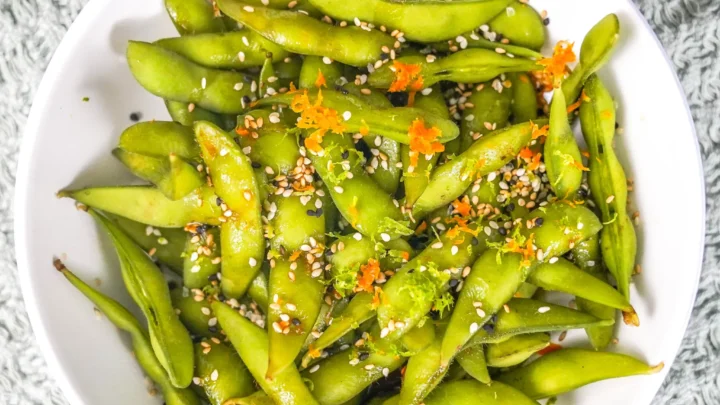 spicy seasoned edamame beans recipe