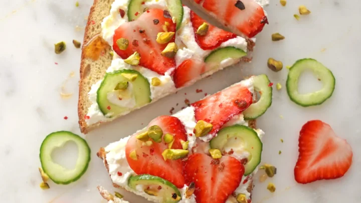 Ricotta Toast with Strawberries