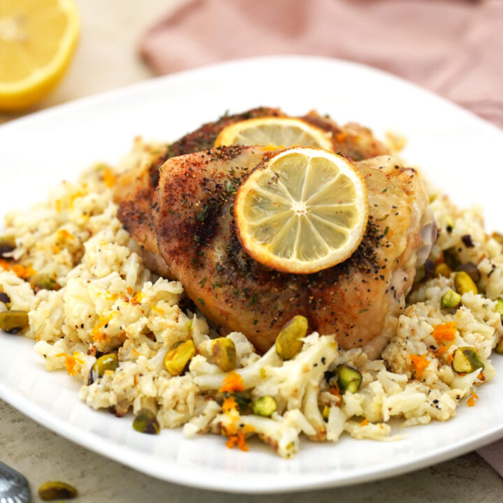 Baked Lemon Pepper Chicken Thighs | Thyme of Season