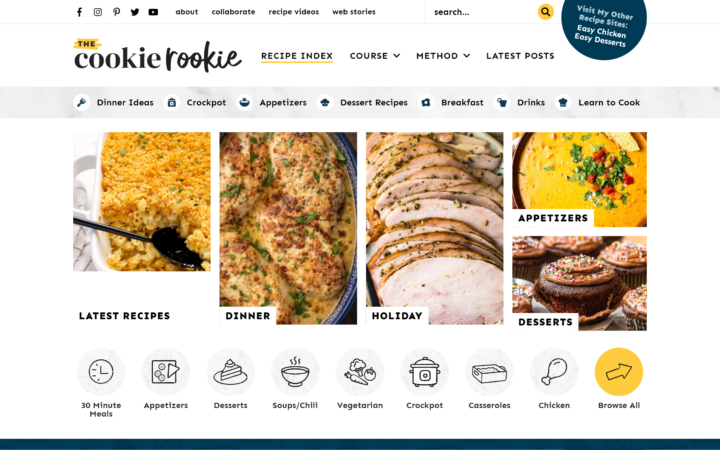 the cookie rookie food blog