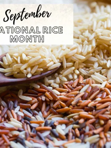 September is National Rice Month