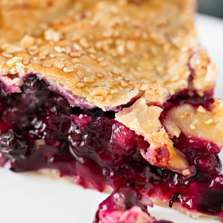 Homemade Grape Pie
