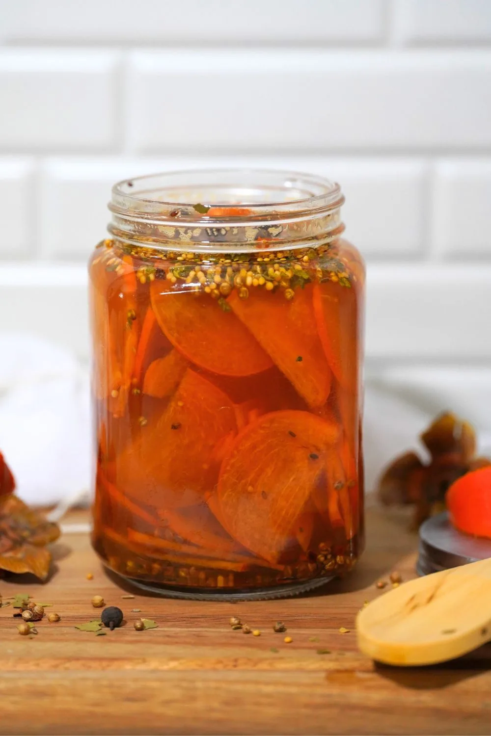 pickled persimmons