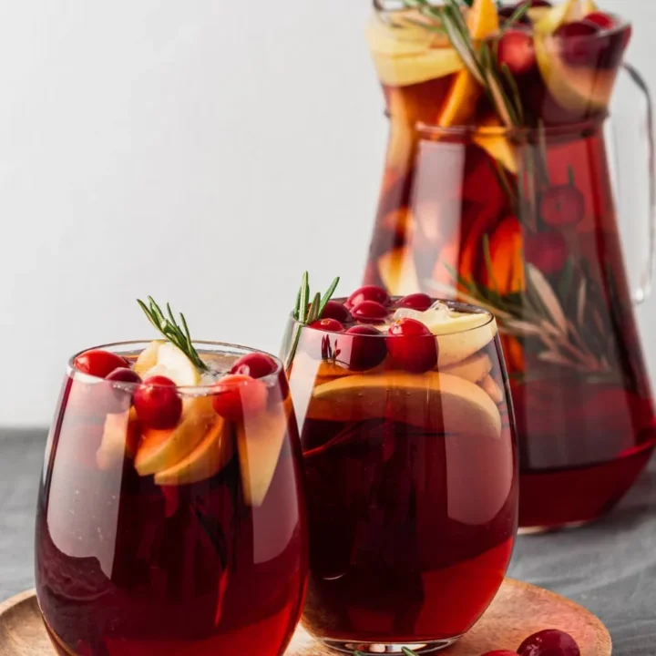 red sangria recipe for the holidays