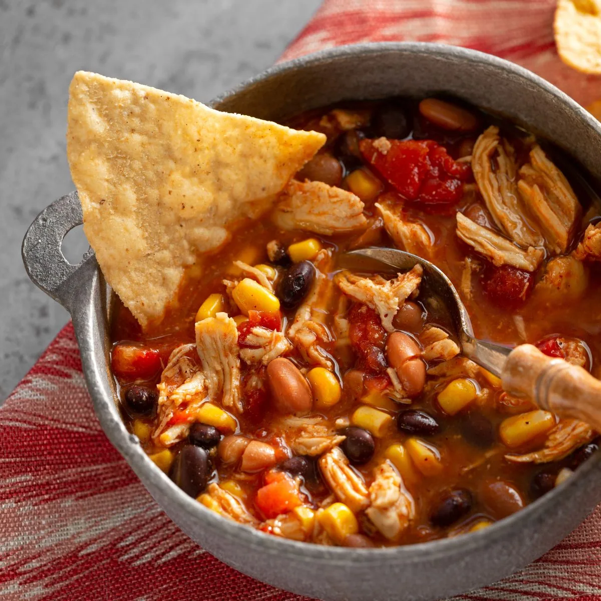 rotisserie chicken tortilla soup