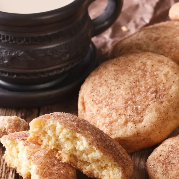 thick and chewy recipe for snickerdoodle cookies