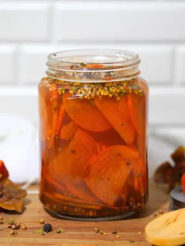pickled persimmons