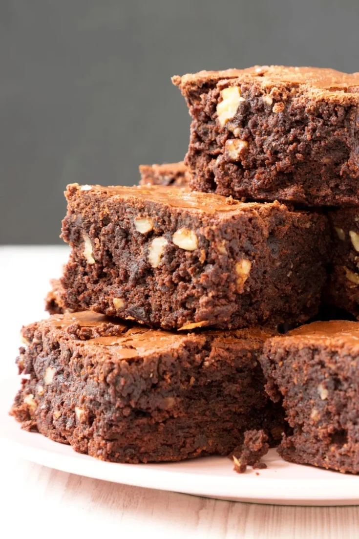 Chocolate Brownie Recipe with Walnuts - Five Silver Spoons