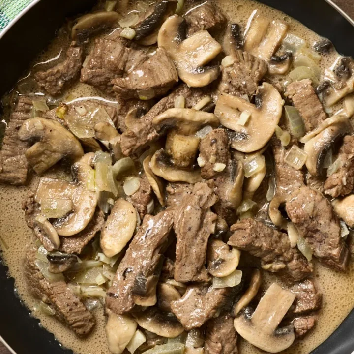 recipe for beef stew with mushrooms