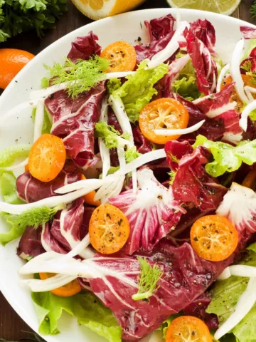 salads with radicchio