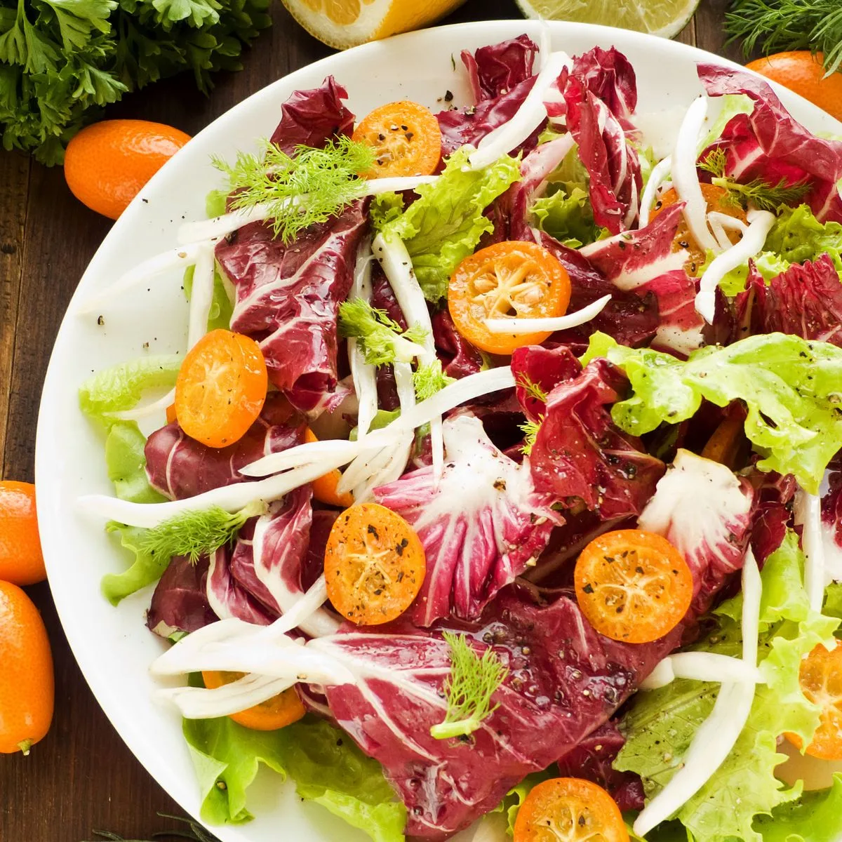 salads with radicchio