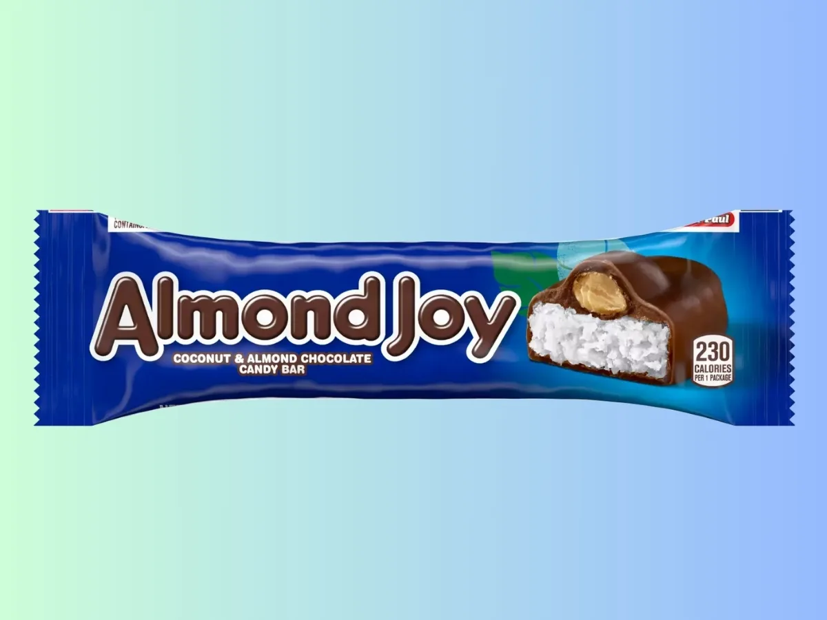 foods that start with A - almond joy bar