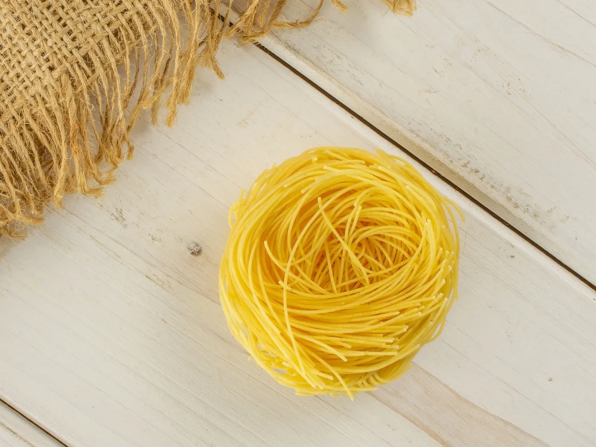 foods that start with A - angel hair pasta