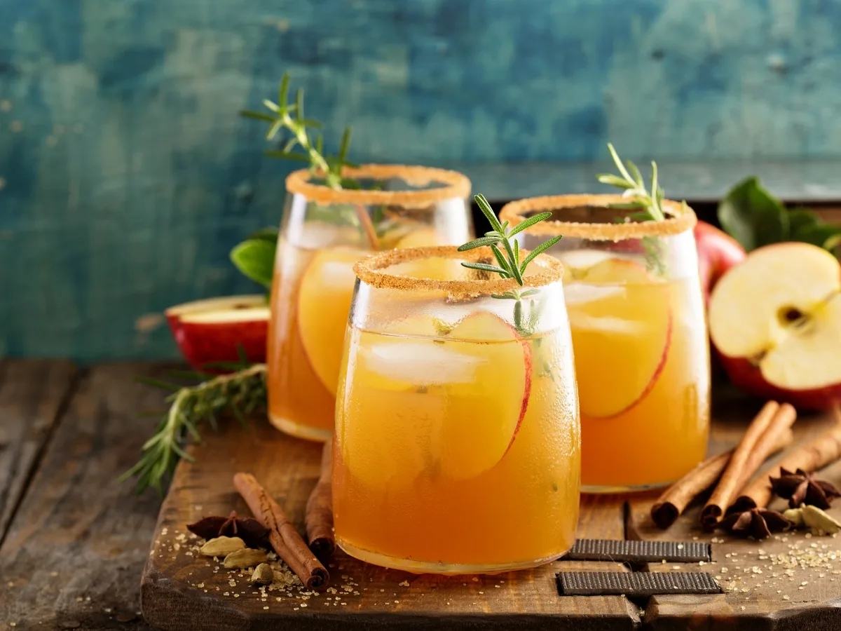 foods that start with A - apple cider