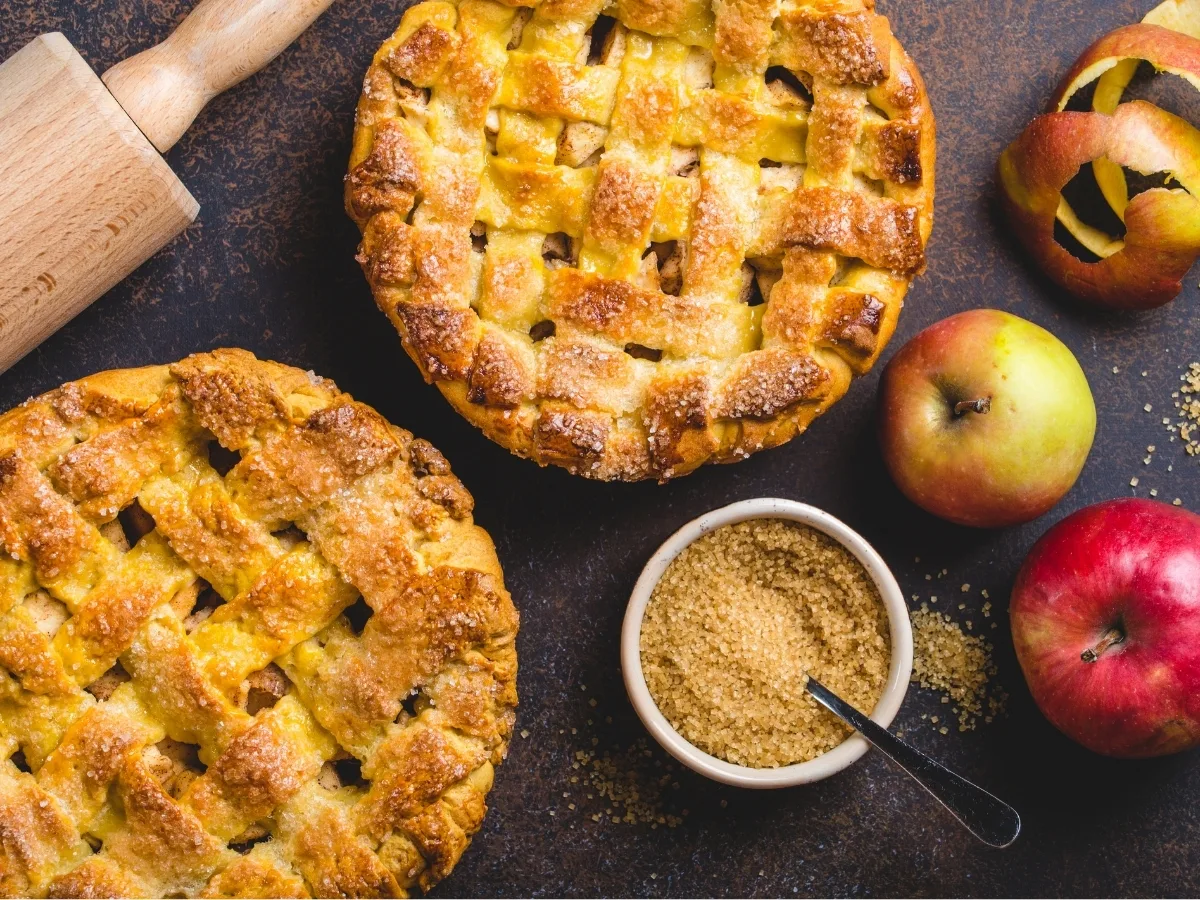 foods that start with A - apple pie