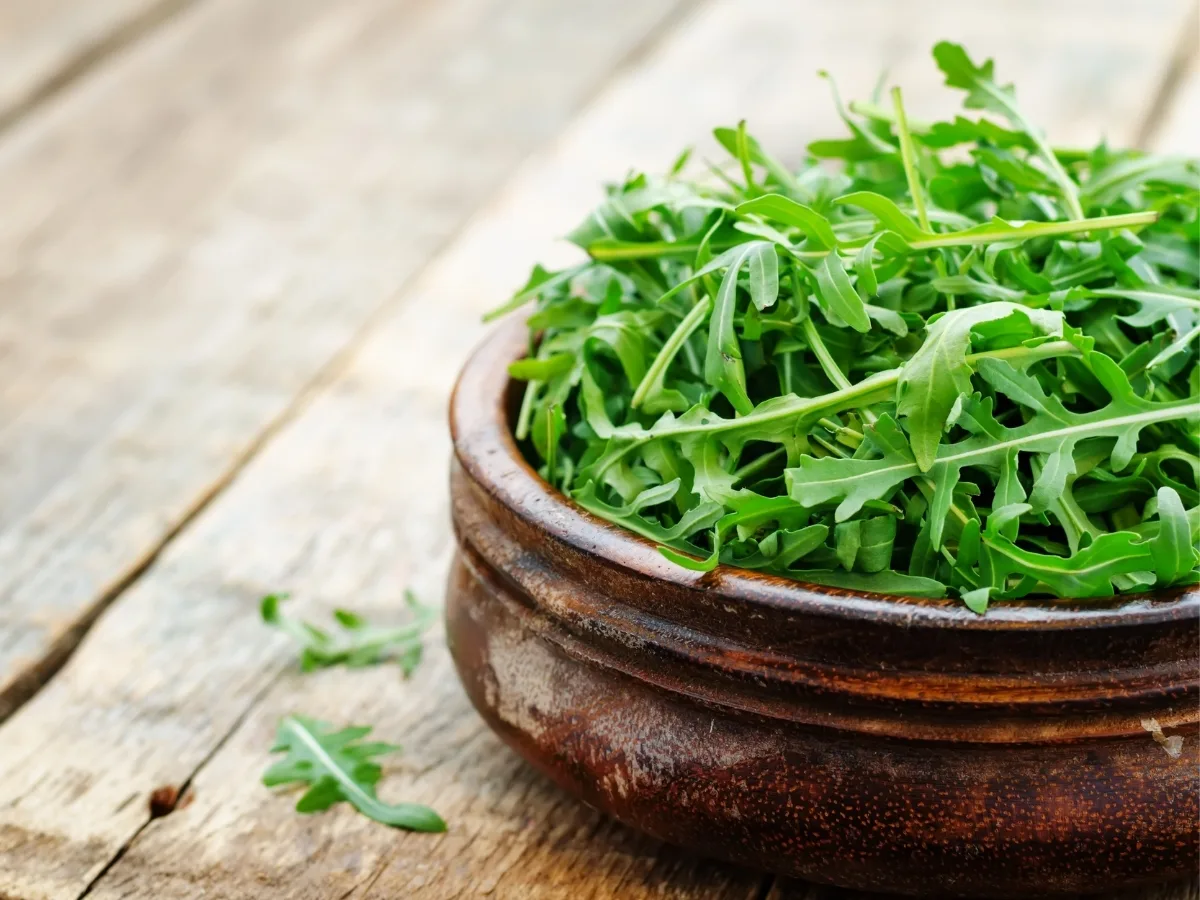 foods that start with A - arugula