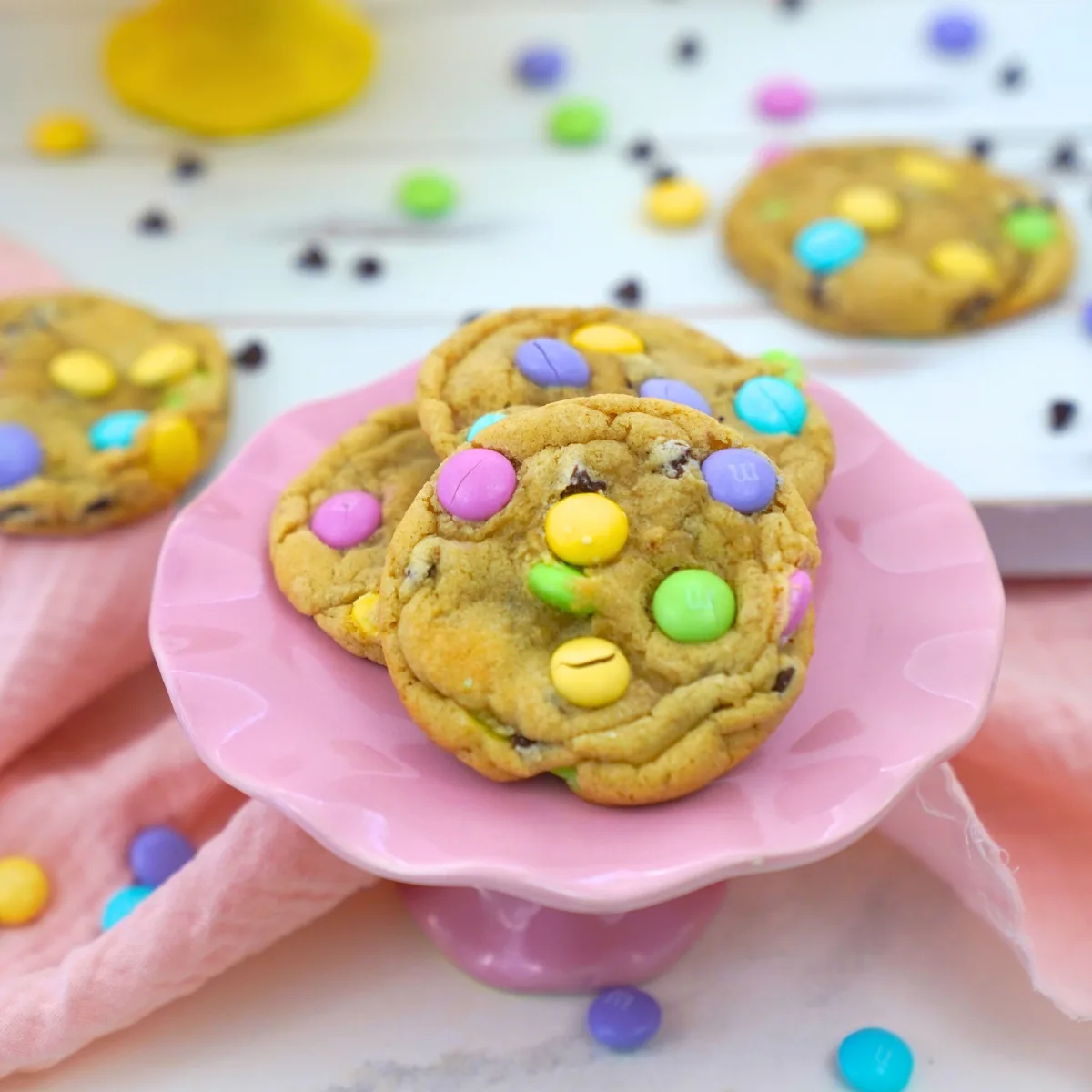 M&M Chocolate Chip Cookies