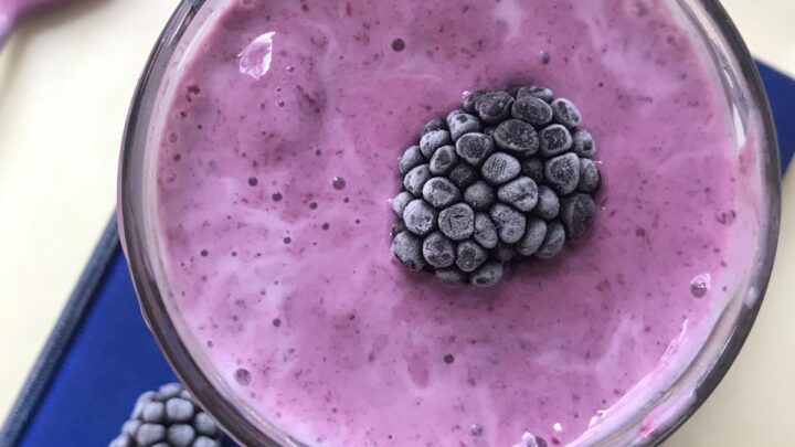 blackberry banana protein smoothie recipe