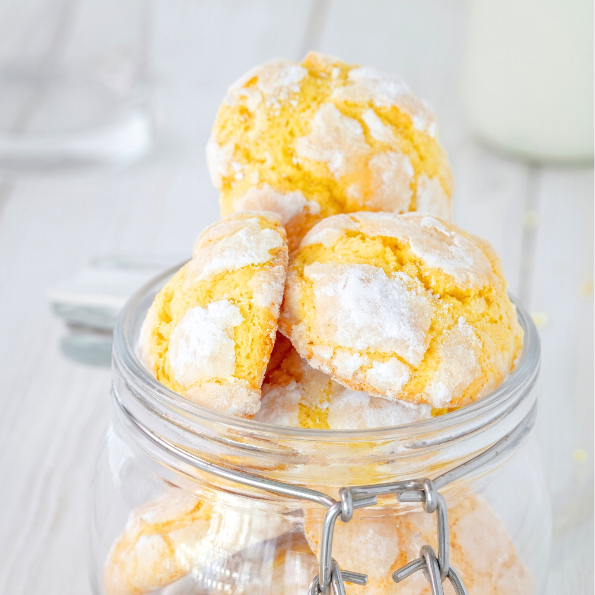 Lemon Crinkle Cookies