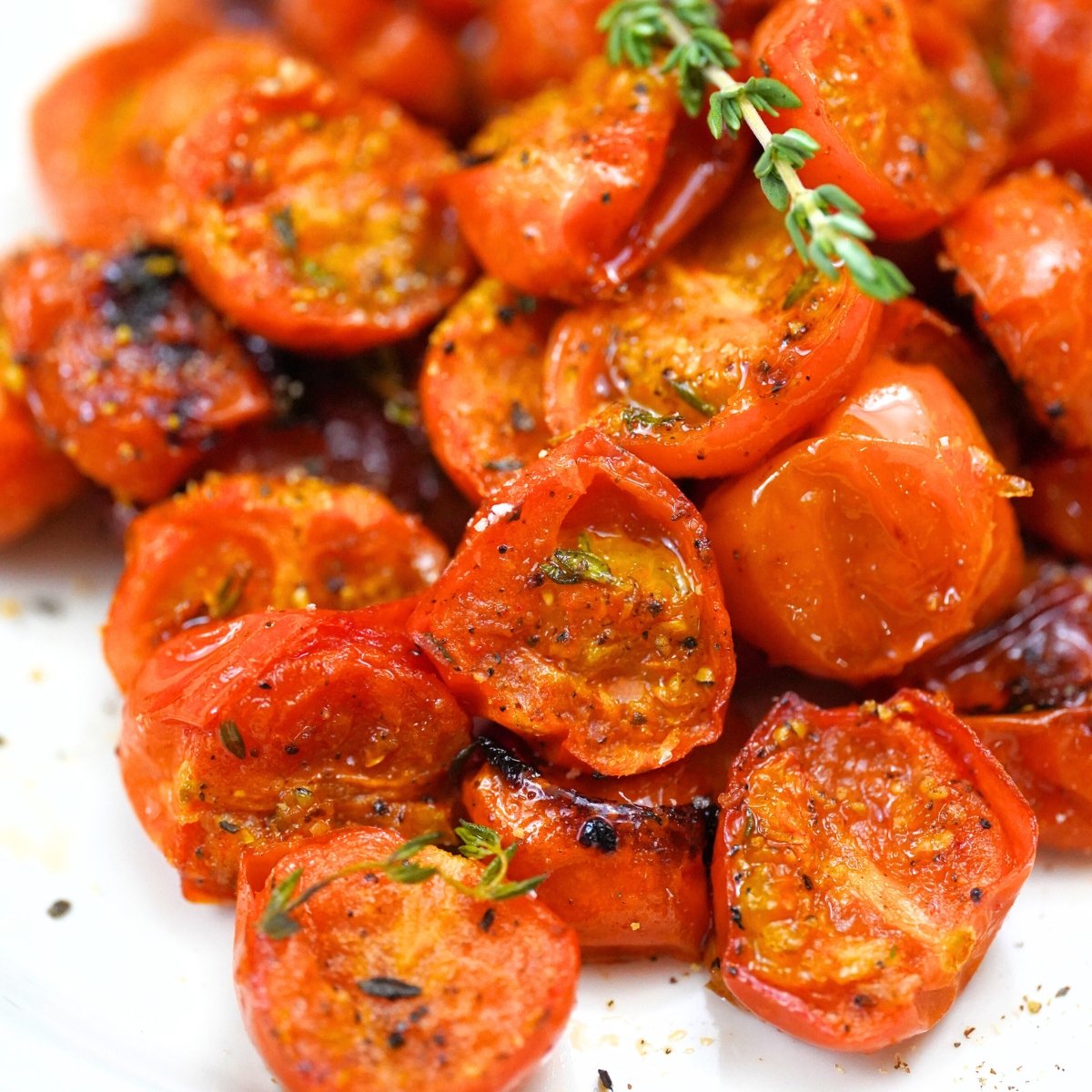 roasted lemon thyme cherry tomatoes