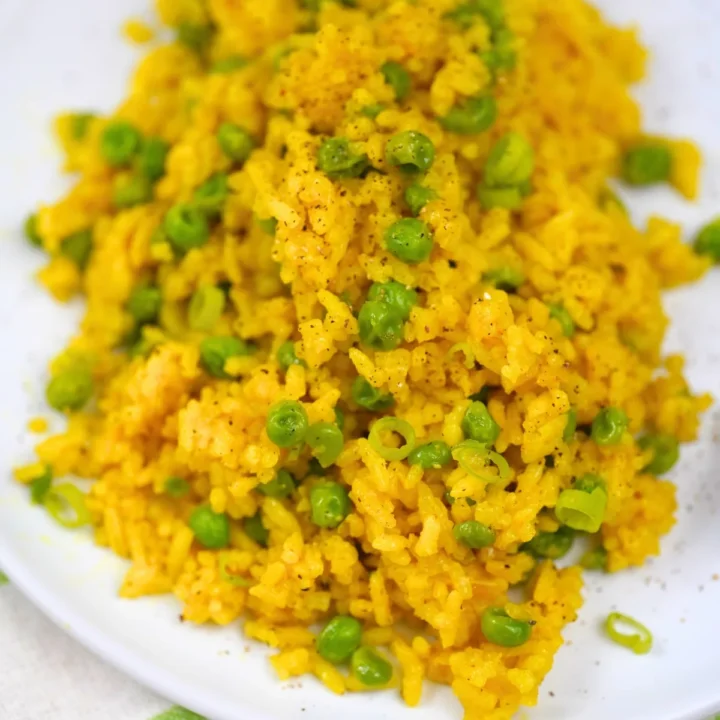 jasmine rice and peas side dish