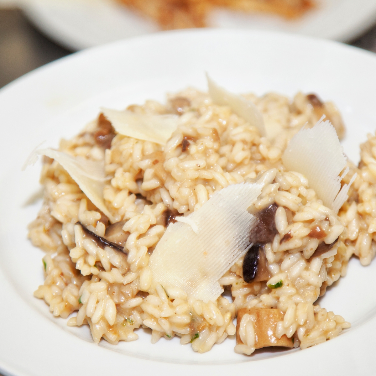 Parmesan Mushroom Rice