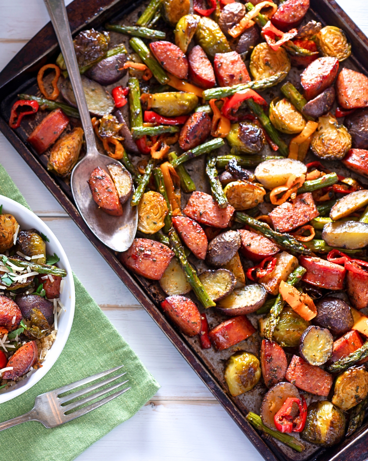 Sheet Pan Sausage and Vegetables