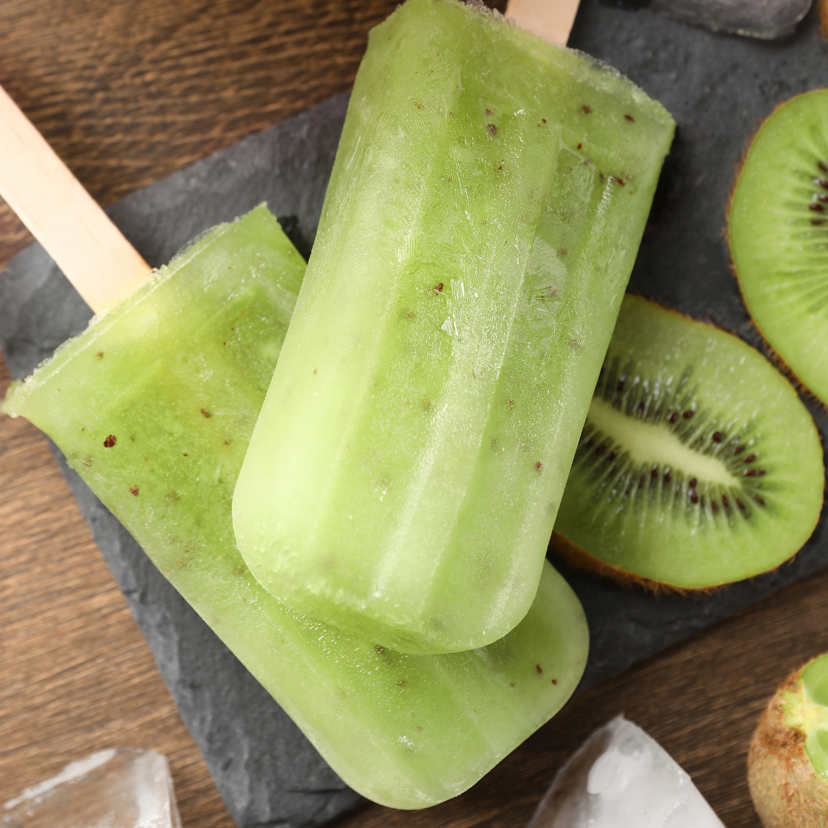 Honey Kiwi Popsicles Recipe