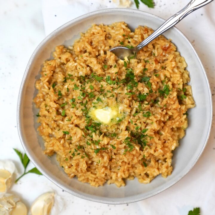 Rice with Butter and Garlic