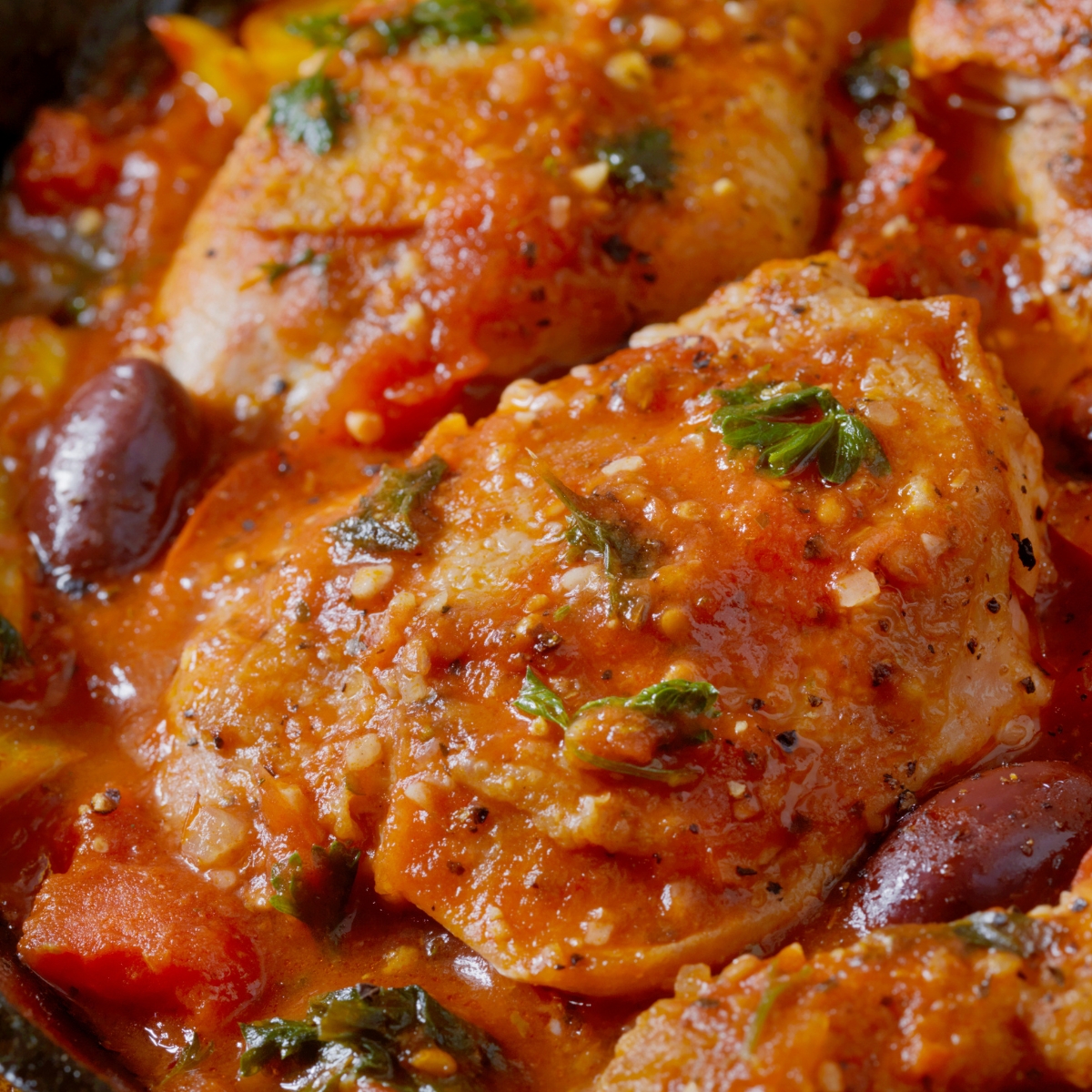 Effortless Slow Cooker Chicken Cacciatore