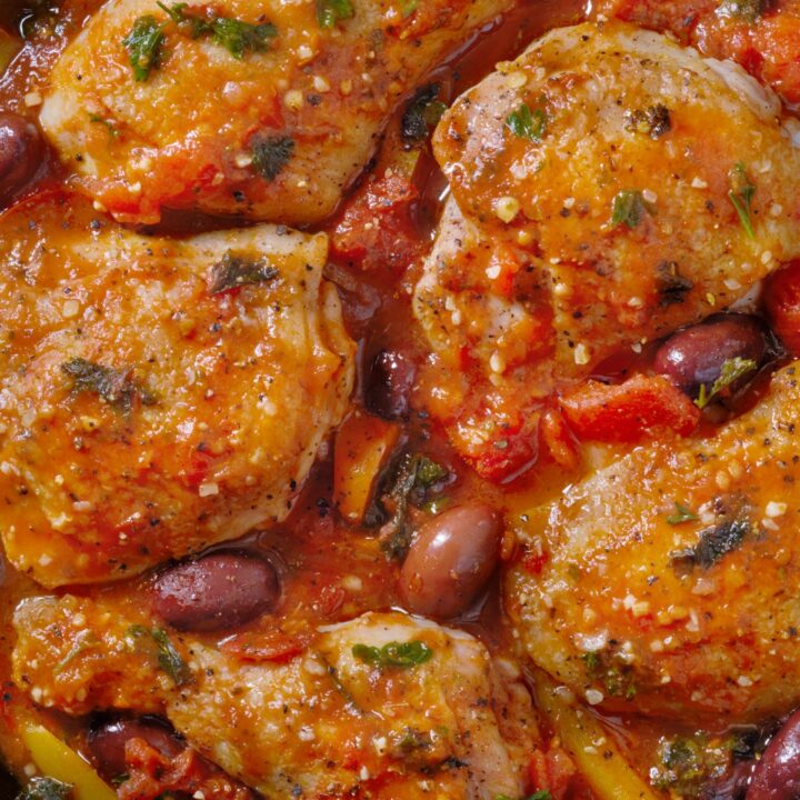 Effortless Slow Cooker Chicken Cacciatore