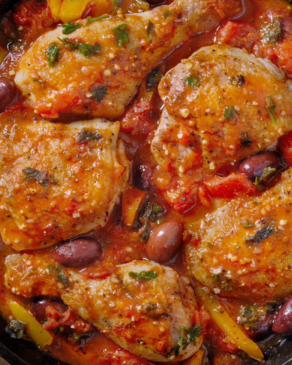 Effortless Slow Cooker Chicken Cacciatore