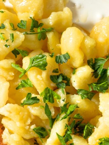 German Spätzle -close up