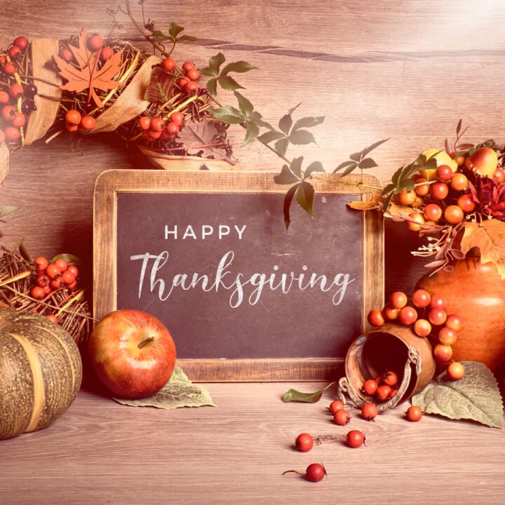 fall themed image on thanksgiving day